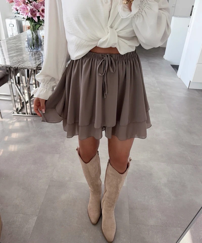 Hosenrock Parisa Uni Taupe