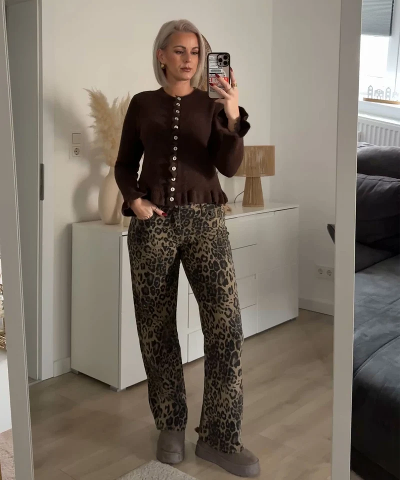 Cardigan Marta Dunkelbraun
