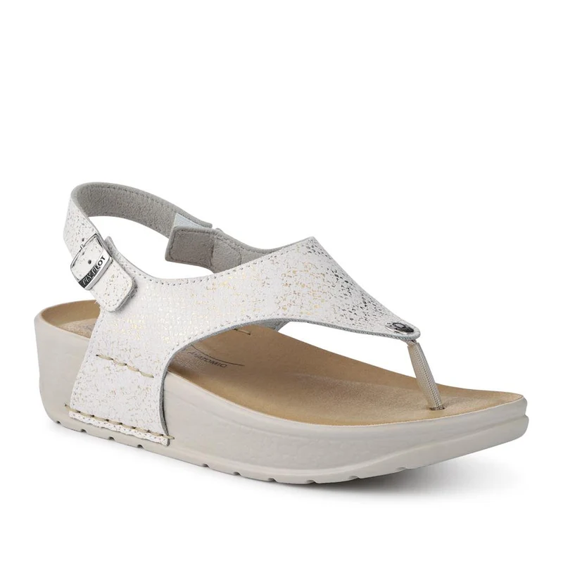Fly Flot Slingback Strapped Toe Post Sandals - FLY41063 / 326 734 - White