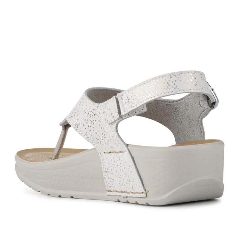 Fly Flot Slingback Strapped Toe Post Sandals - FLY41063 / 326 734 - White