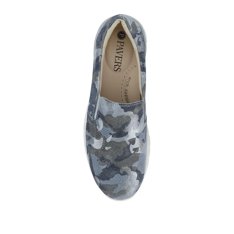Casual Slip-On Shoes - BRK41042 / 327 130 - Navy Multi