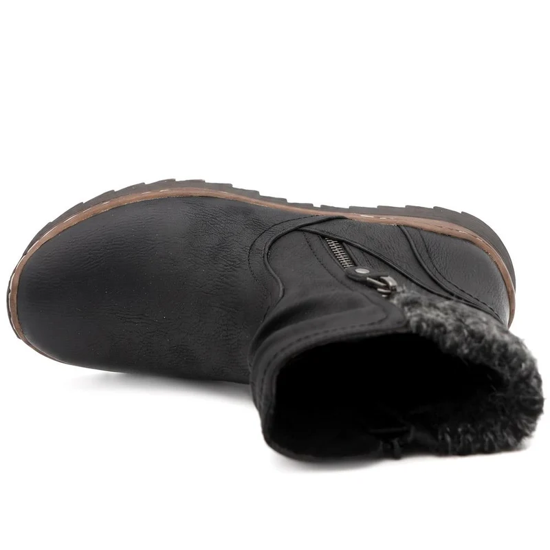 Warm Fashionable Ankle Boots - LAND44014 / 329 950 - Black