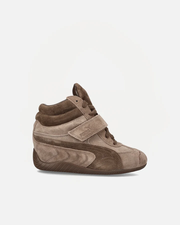 SPEEDCAT WEDGE | Taupe/Chocolate