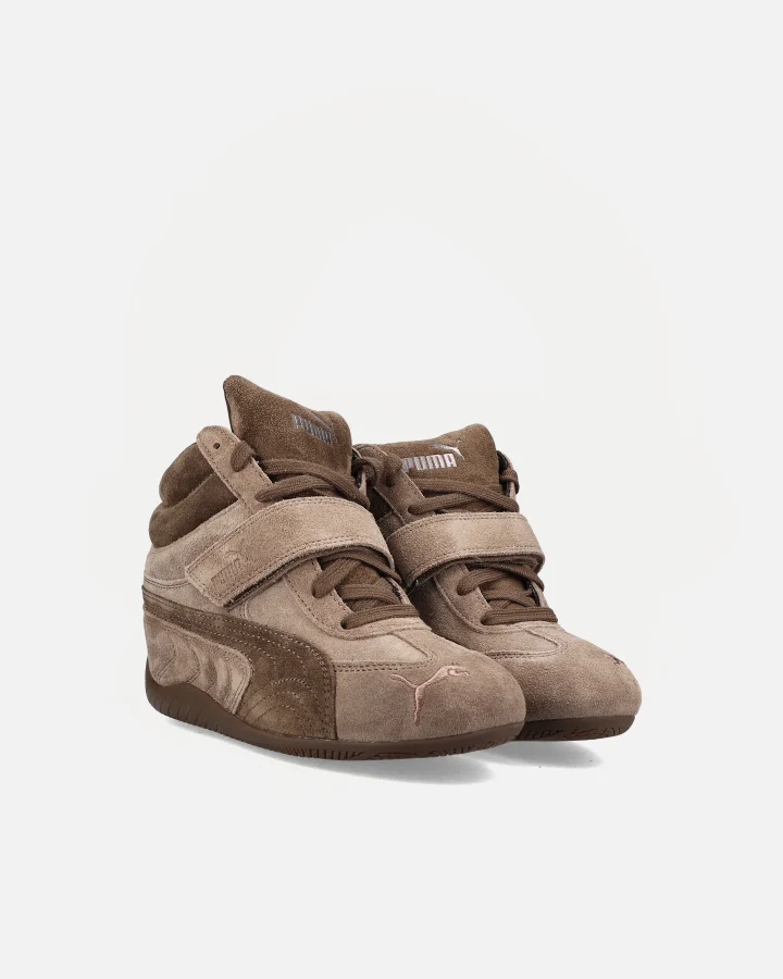 SPEEDCAT WEDGE | Taupe/Chocolate