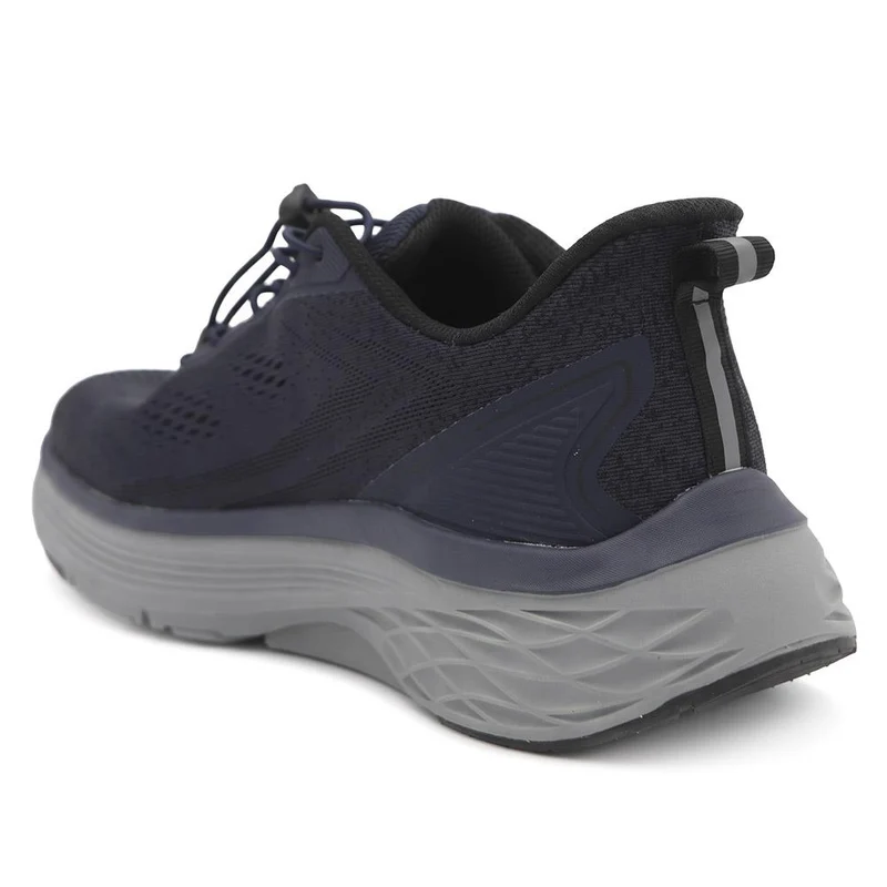 Wide Fit Sporty Bungee Lace Trainers - BOJIE44010 / 330 186 - Navy