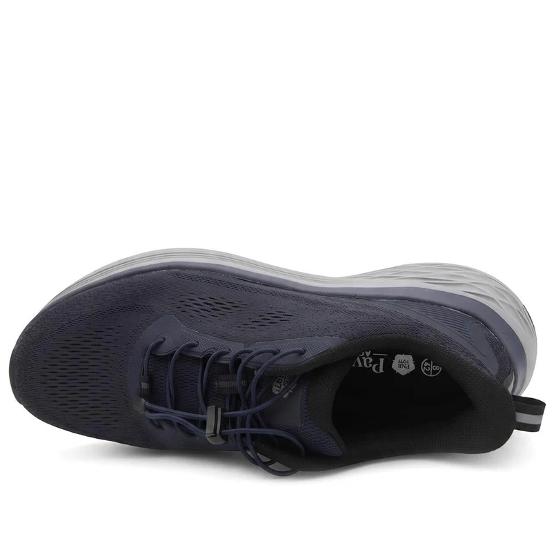 Wide Fit Sporty Bungee Lace Trainers - BOJIE44010 / 330 186 - Navy