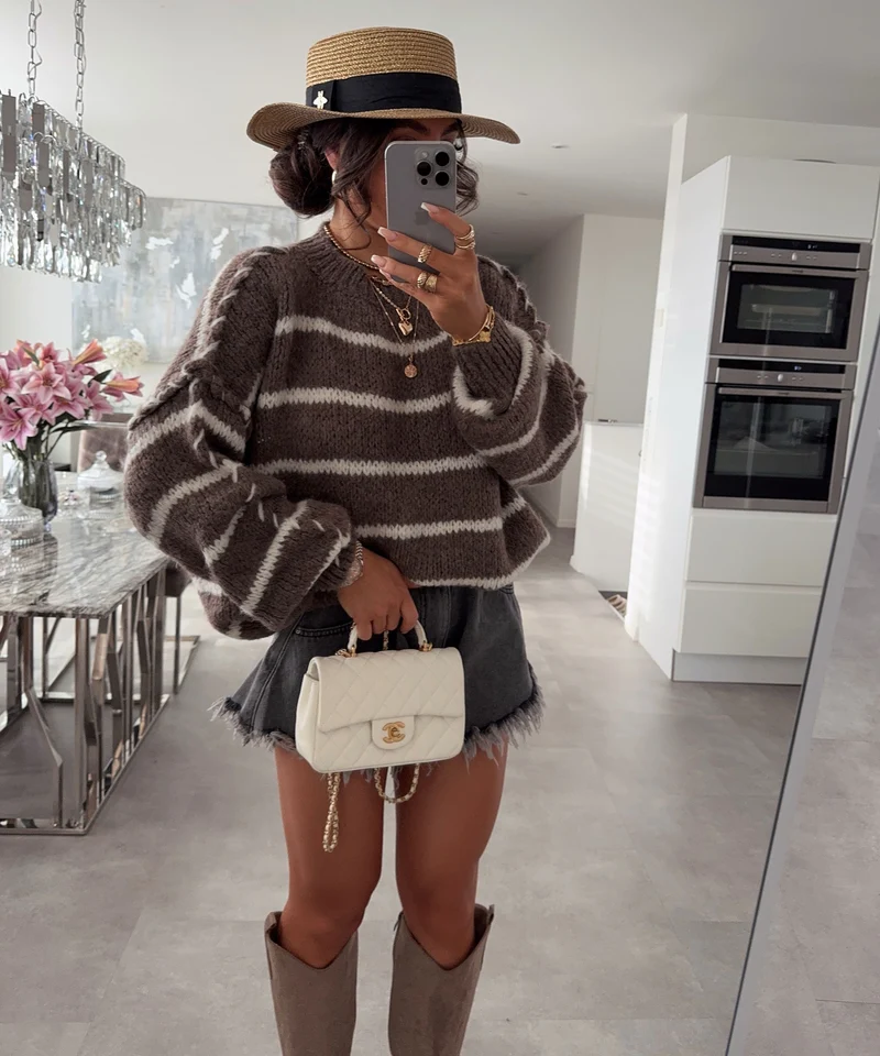 Pullover Omnya Hellbraun