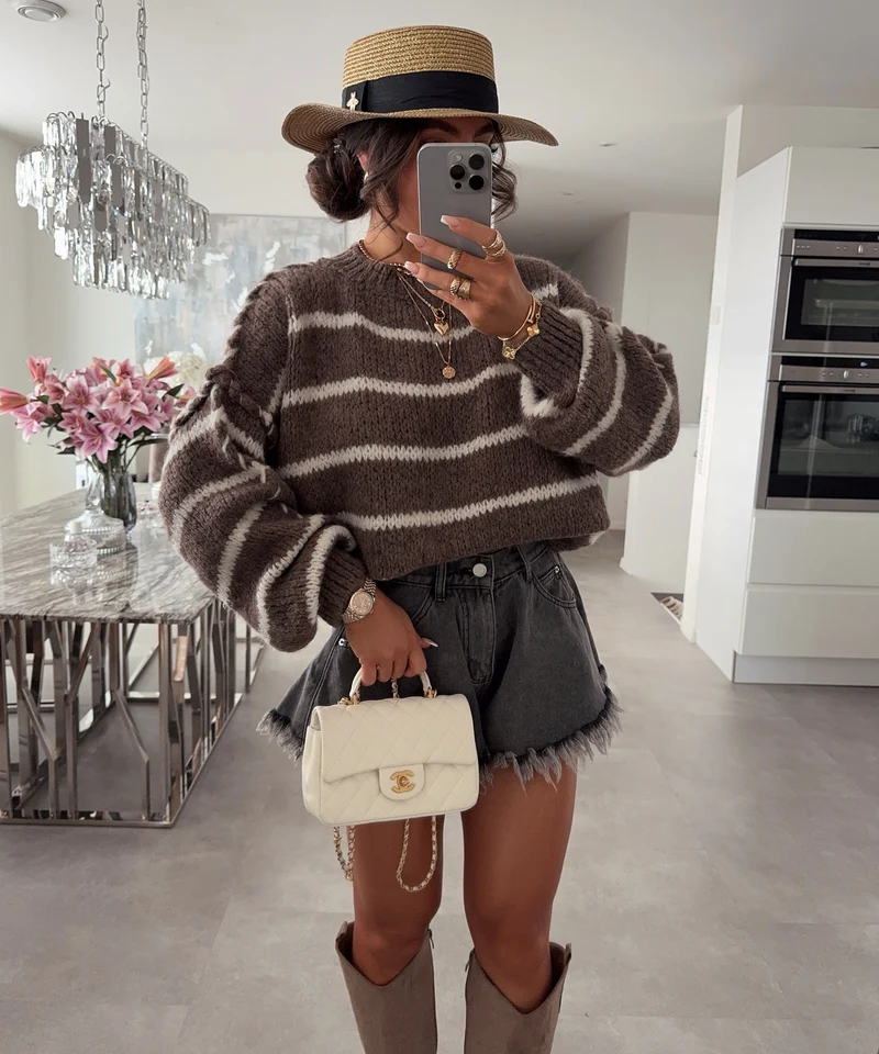 Pullover Omnya Hellbraun