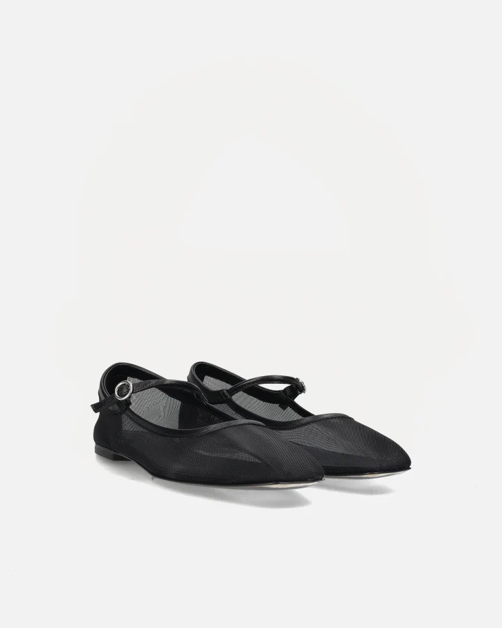 UMA MESH | Nappa Leather Black