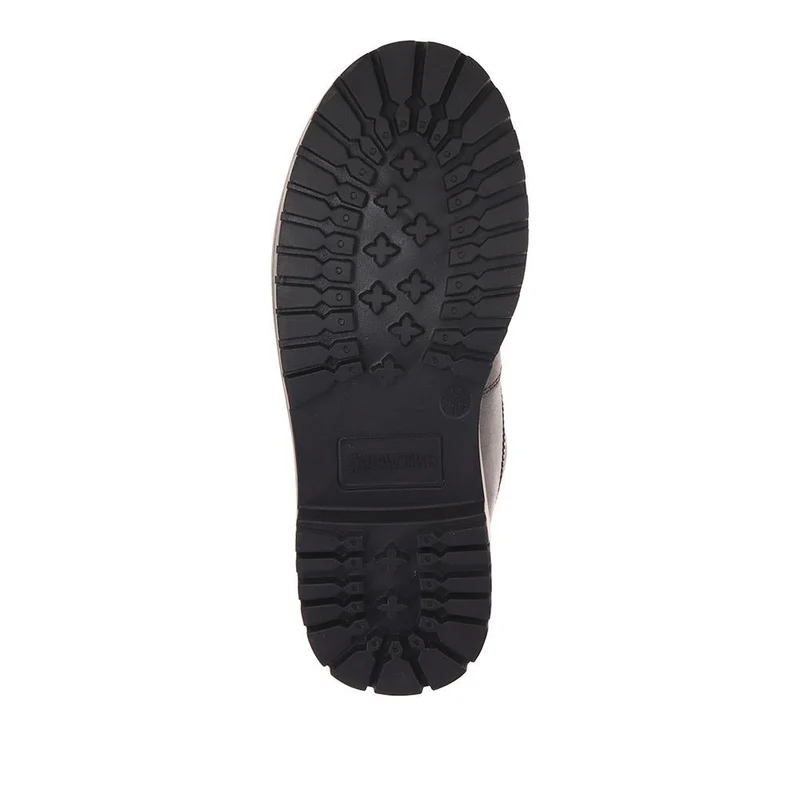 Lace-Up Leather Boots - SHAFI40003 / 326 133 - Black