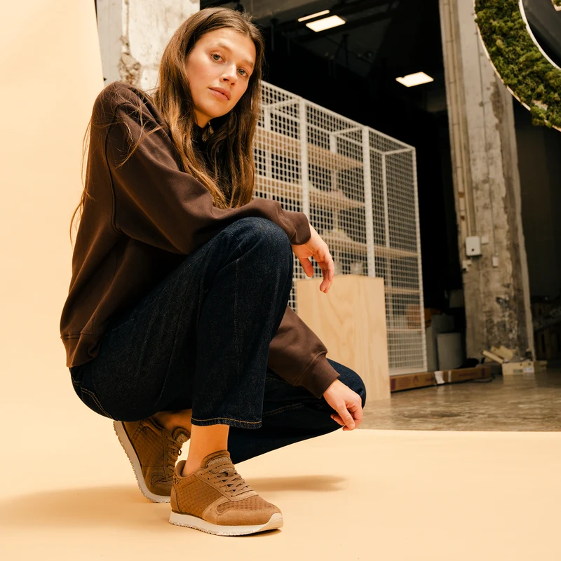Ydun Suede Mesh II - Latte