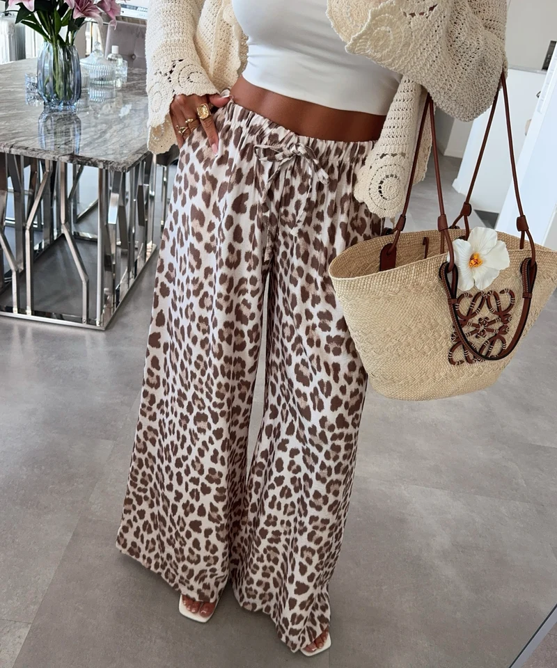 Schlaghose Elodie Leo Beige