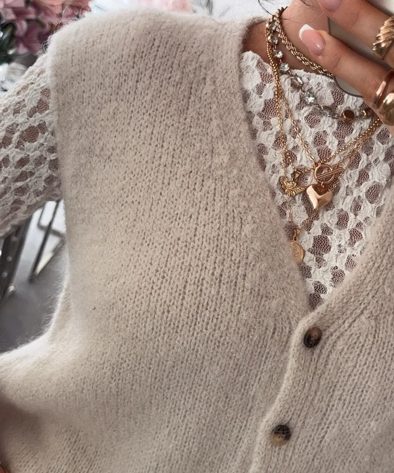 Weste Solin Beige