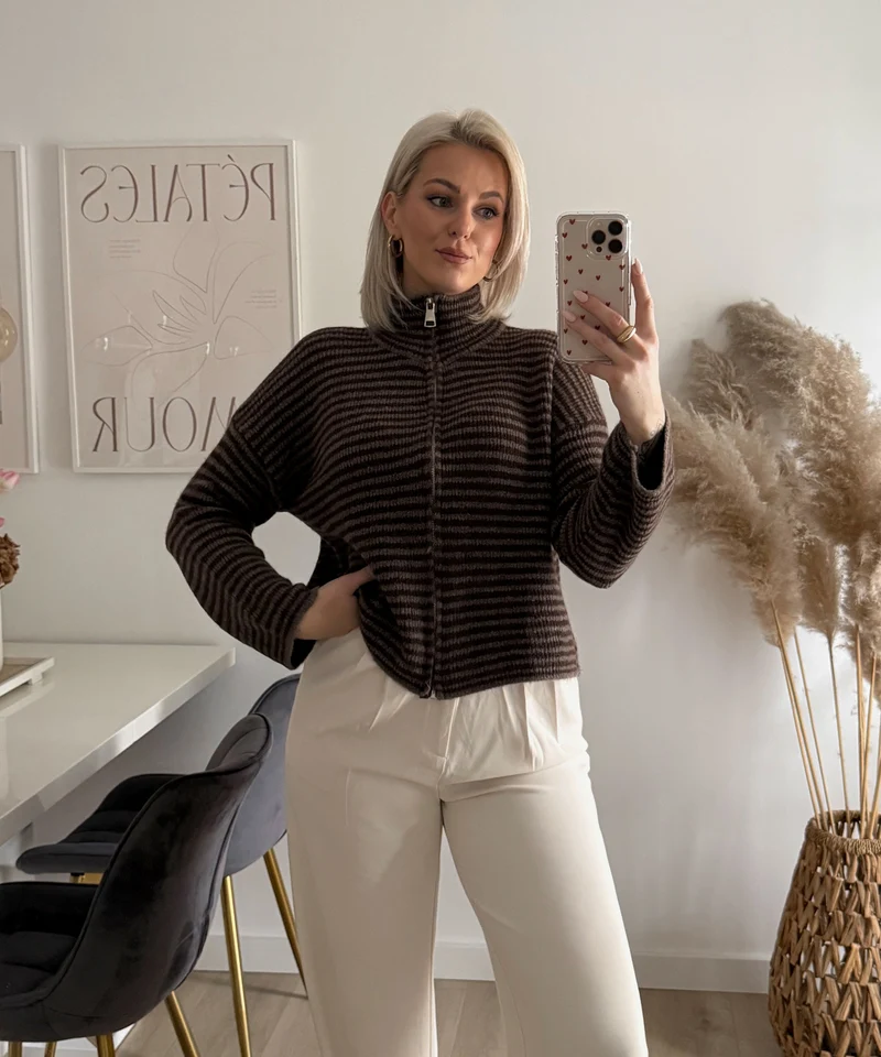 Bundfaltenhose Cleo Creme