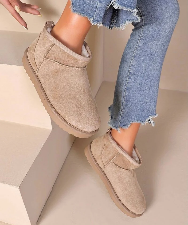 Gefütterte Boots Ciri Taupe