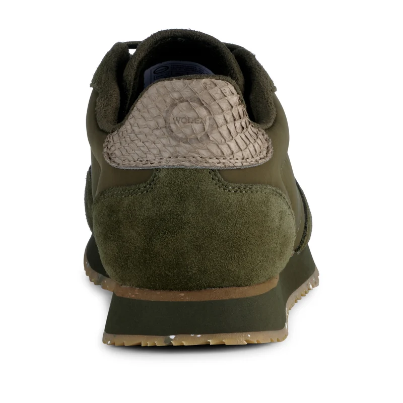 Nora III Leather - Dark Olive