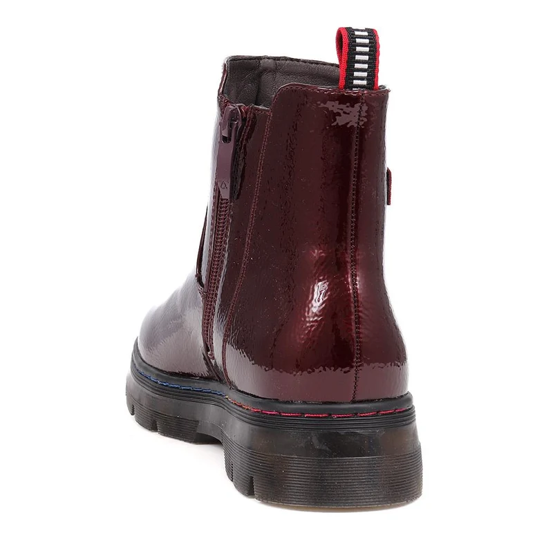 Casual Chelsea Boots - WOIL38009 / 324 131 - Burgundy Patent
