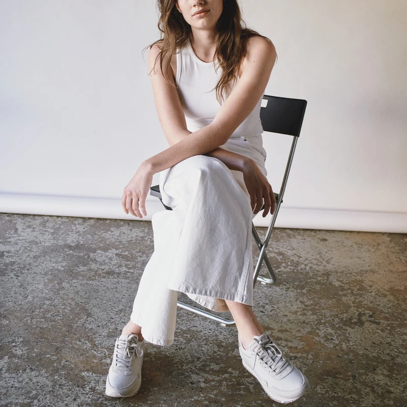 Nora III Leather - Silver Lining