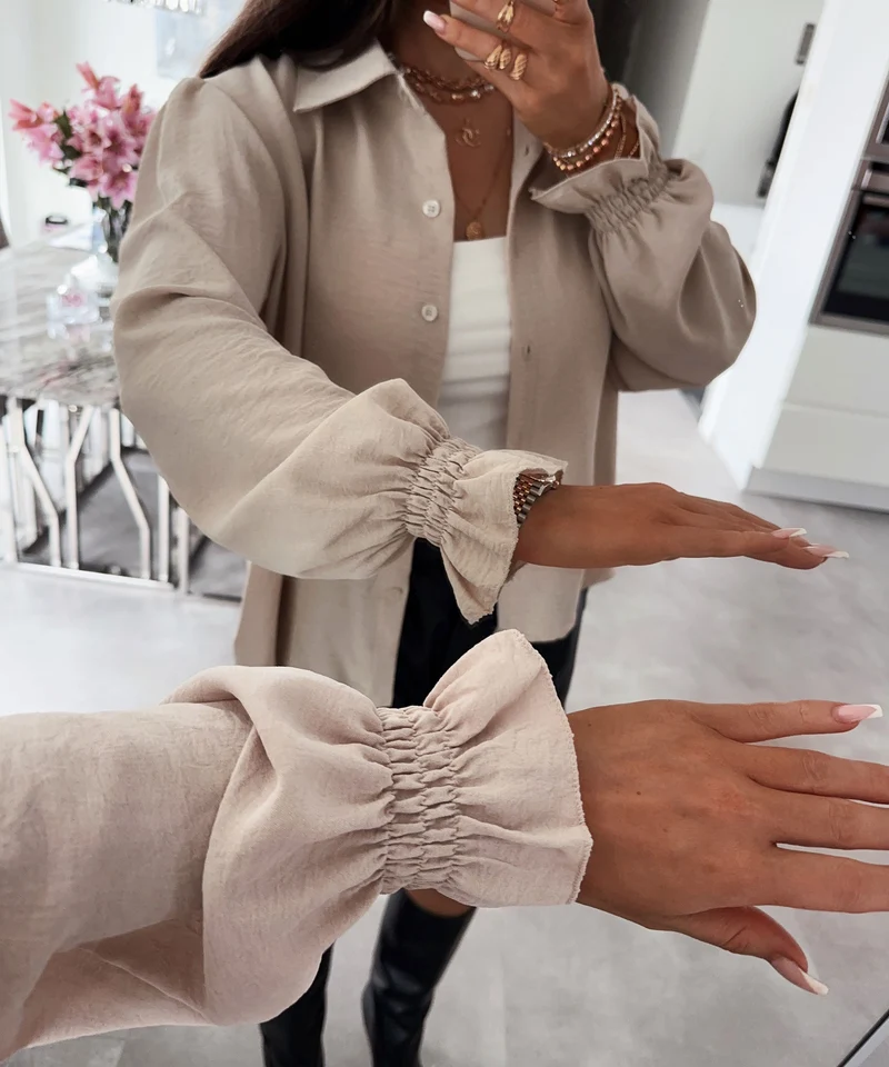 Bluse Diona Beige