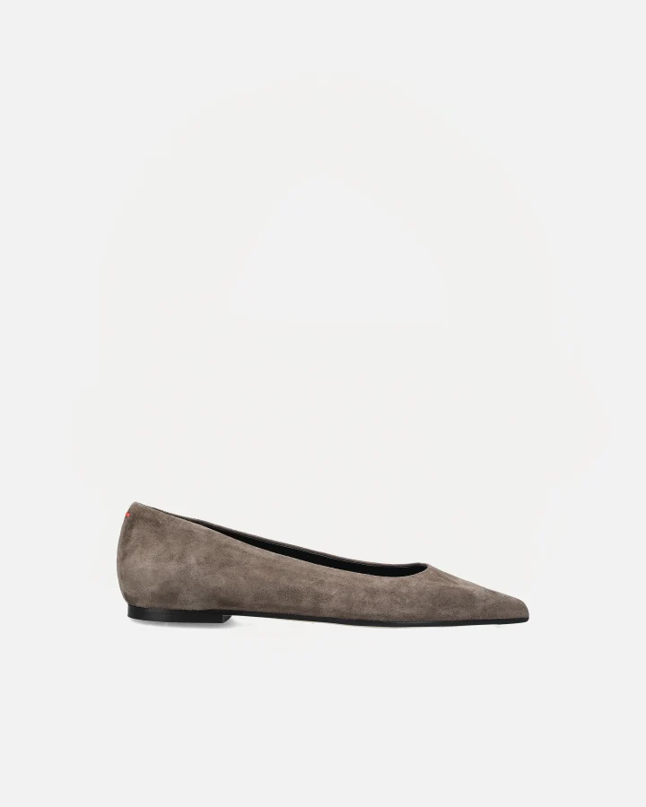 CASSY | Suede Leather Taupe