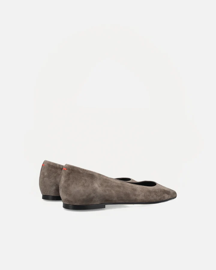 CASSY | Suede Leather Taupe