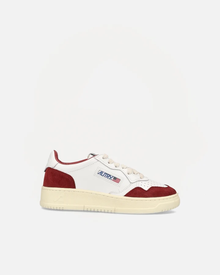 LOW SNEAKER 80's FT20 | White/Burgundy