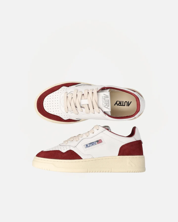LOW SNEAKER 80's FT20 | White/Burgundy