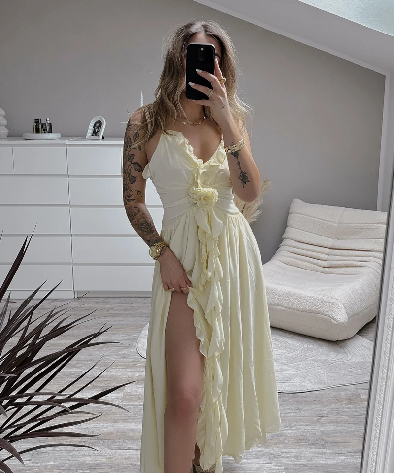 Kleid Rosia Gelb