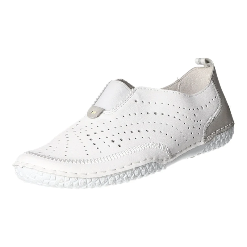 Rieker Slipper/Kletthalbschuh luftdurchlässig (durchbrochenes/geflochtenes Obermaterial)