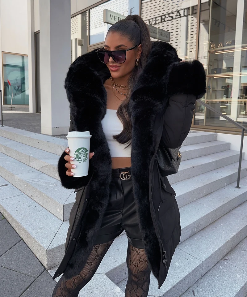 Jacke Aria Schwarz