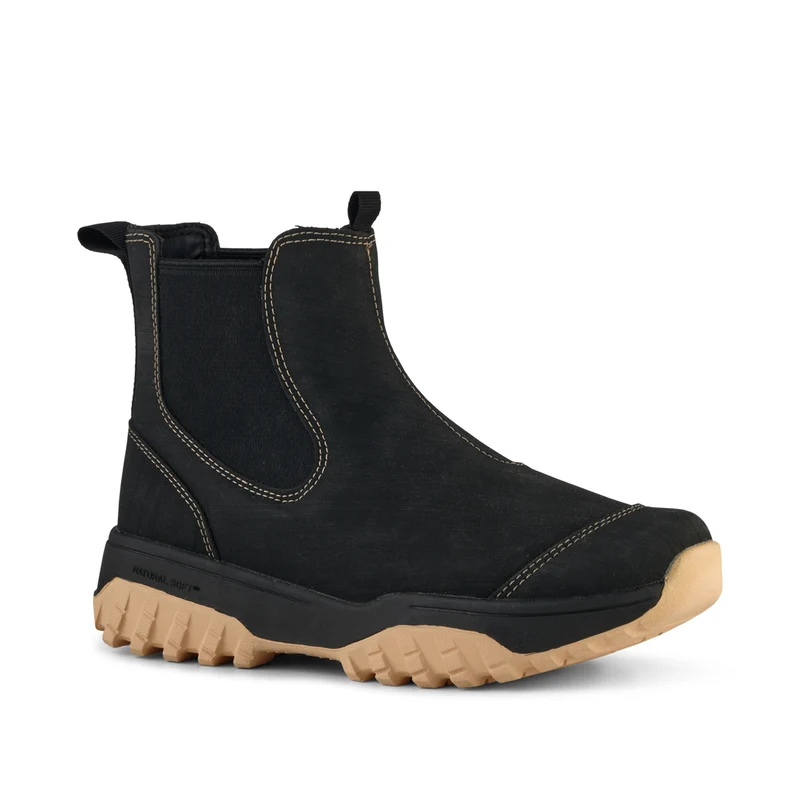 Magda Rubber Track Boot - Black Contrast
