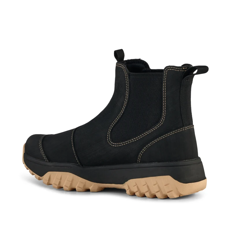 Magda Rubber Track Boot - Black Contrast