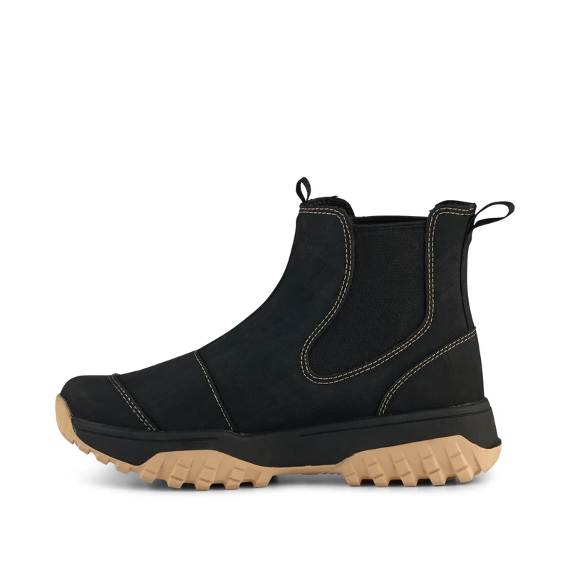 Magda Rubber Track Boot - Black Contrast