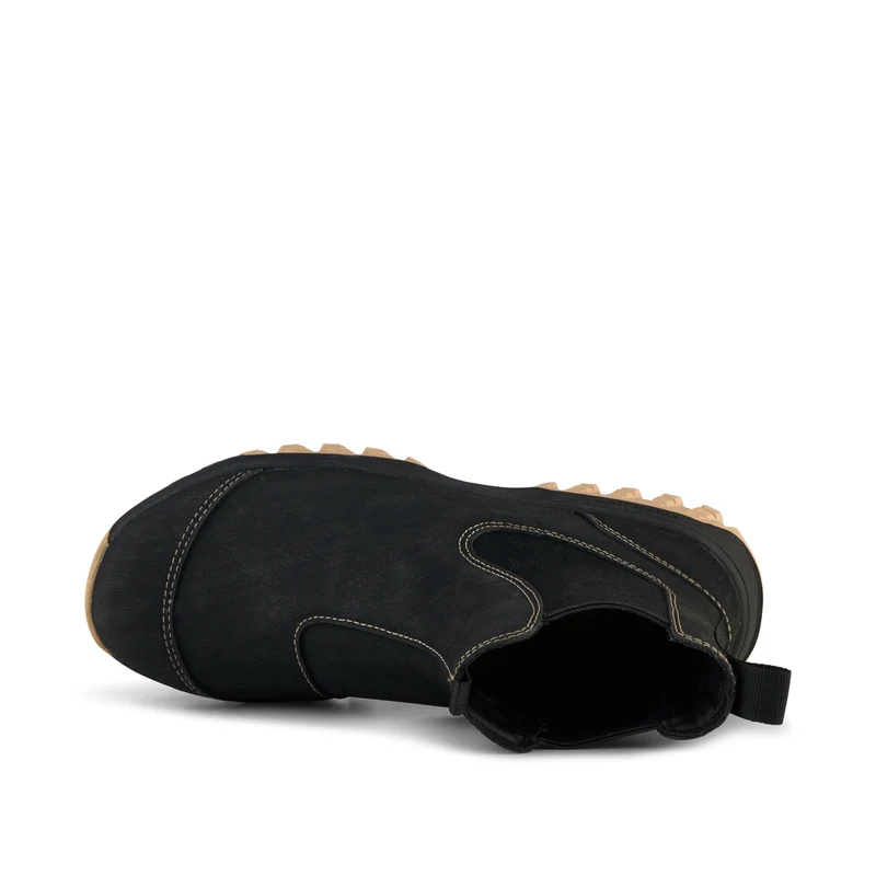 Magda Rubber Track Boot - Black Contrast