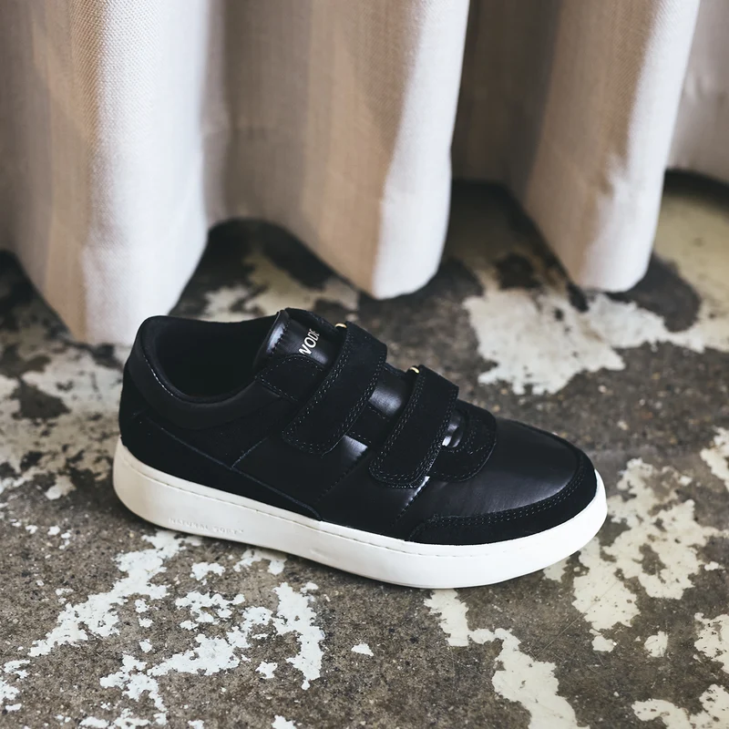 Monica Metallic Nylon - Black