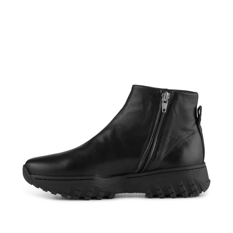 Abbi Track Leather - Black