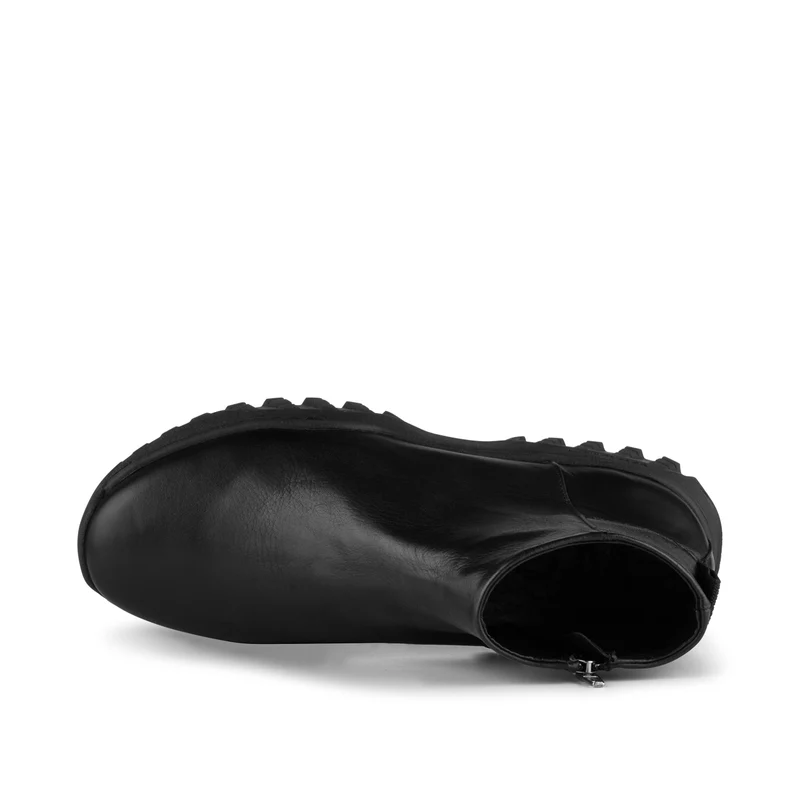 Abbi Track Leather - Black