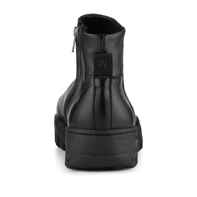 Abbi Track Leather - Black
