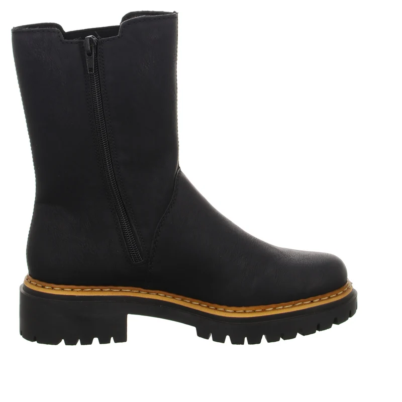 Rieker Schlupf-/Reißverschlußstiefelette Warmfutter bis 35mm Absatz (casual)