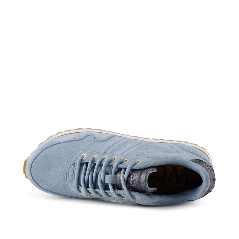 Nora III Suede Plateau - Dusty Blue