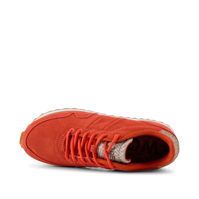Nora III Suede Plateau - Neon Red
