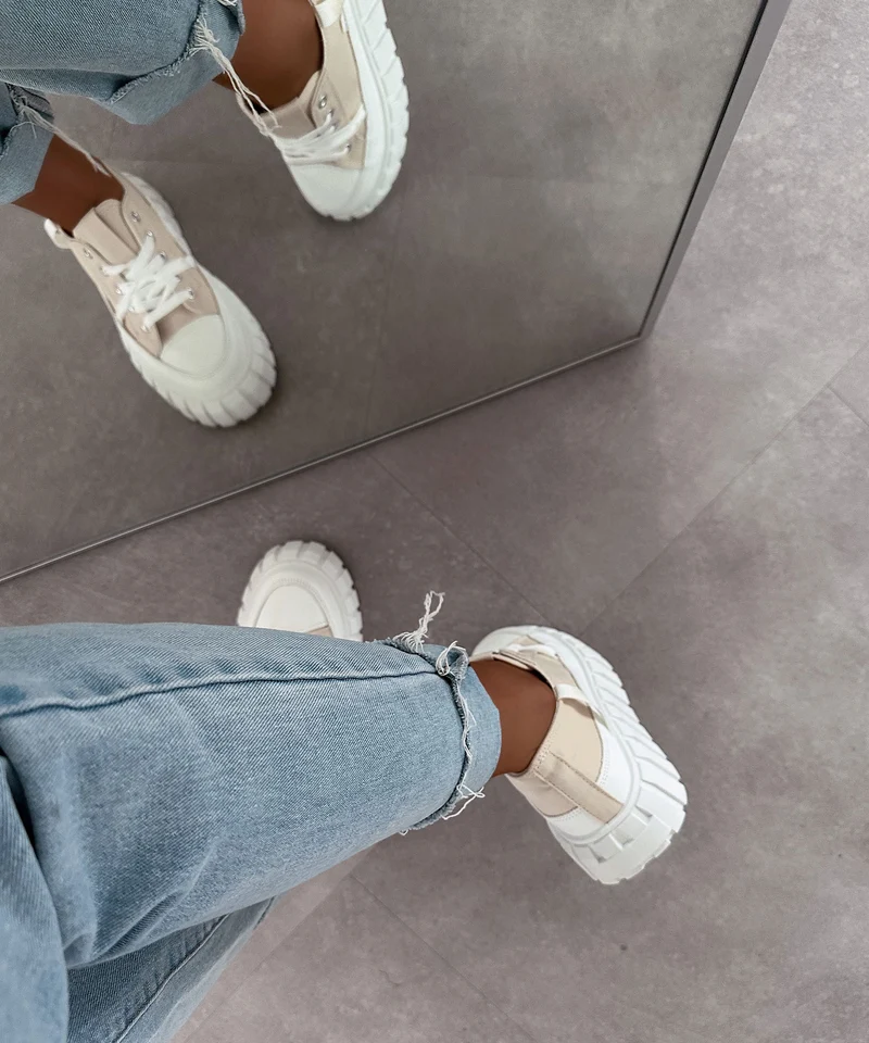 Sneaker Clareta Beige