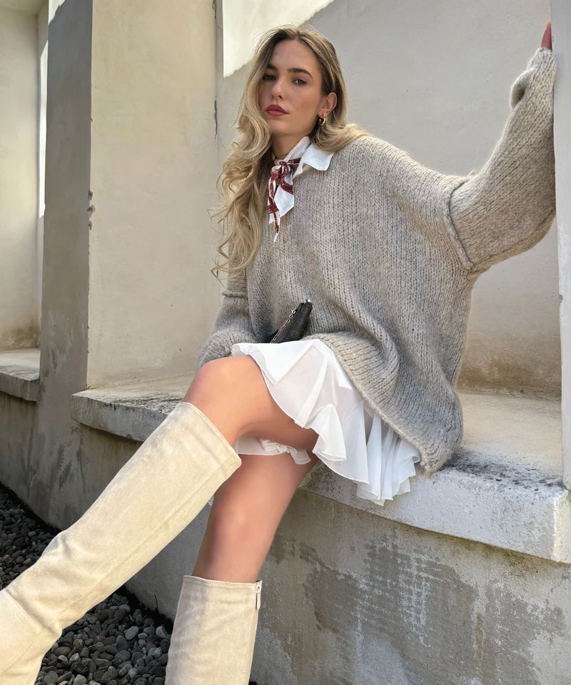 Pullover Cinderella Taupe