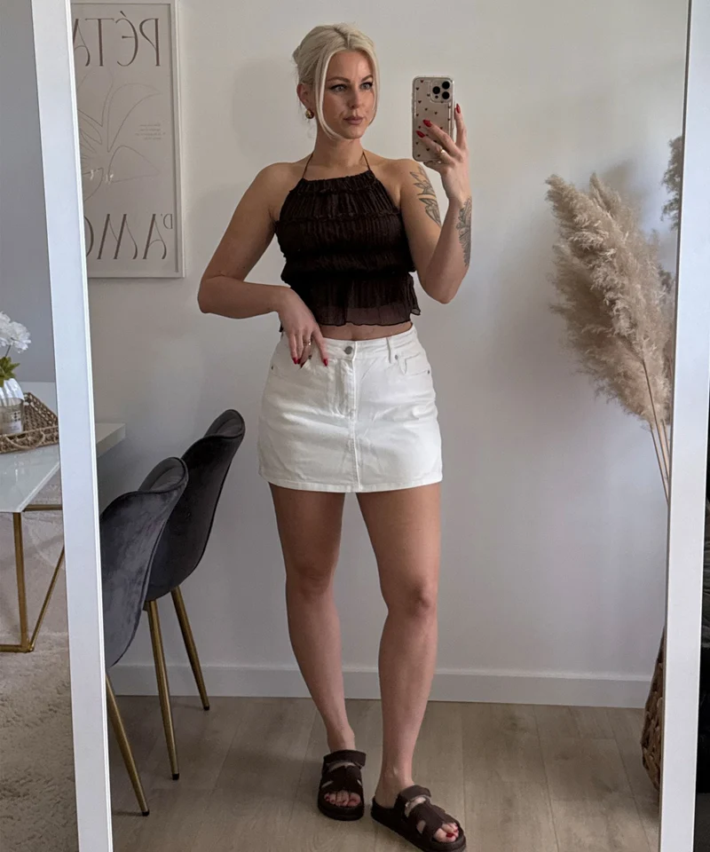 Pantoletten Kehlani Braun