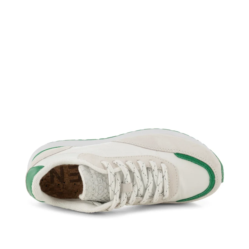 Nellie Soft - White/Basil