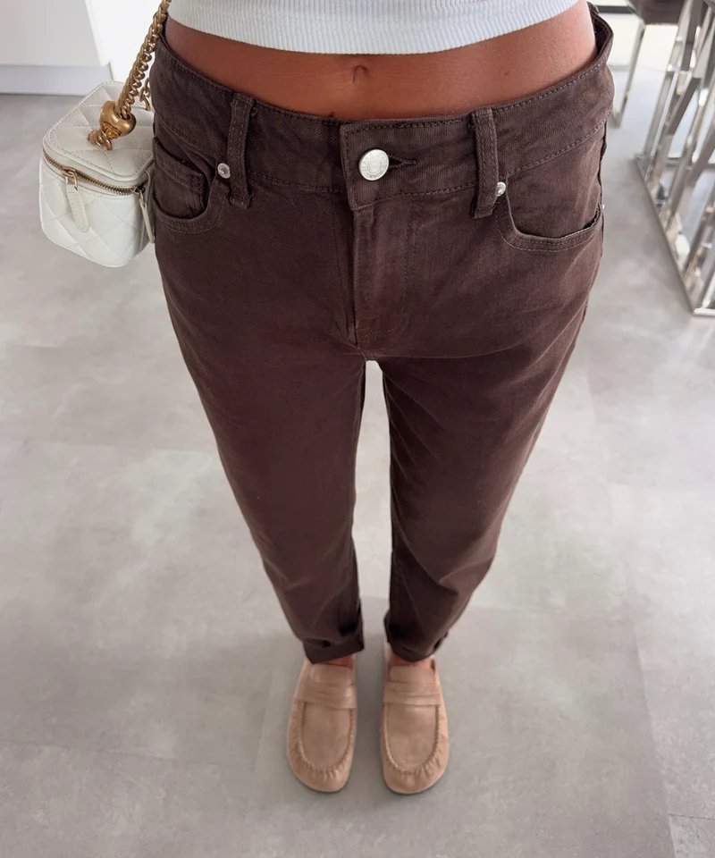 Stretch Mom Jeans Rumi Braun