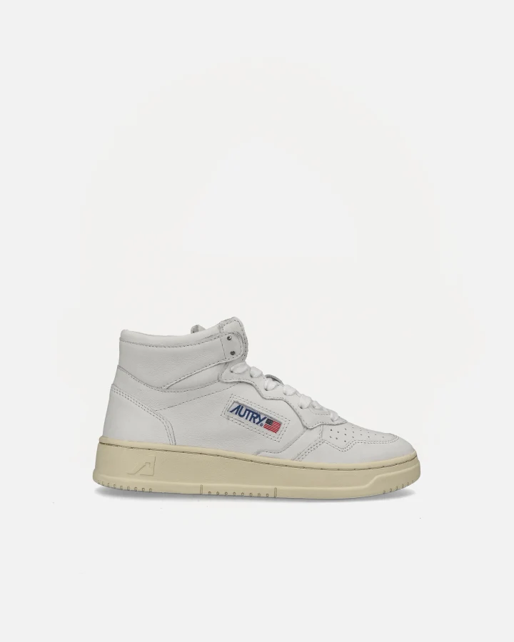 MID SNEAKER 80's GG04 | Goat White
