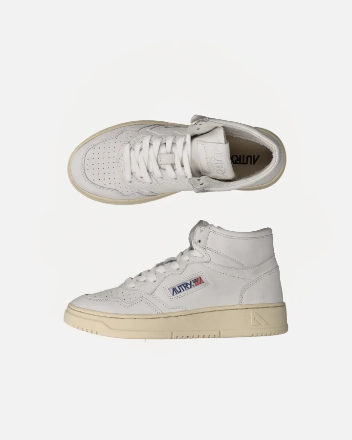 MID SNEAKER 80's GG04 | Goat White