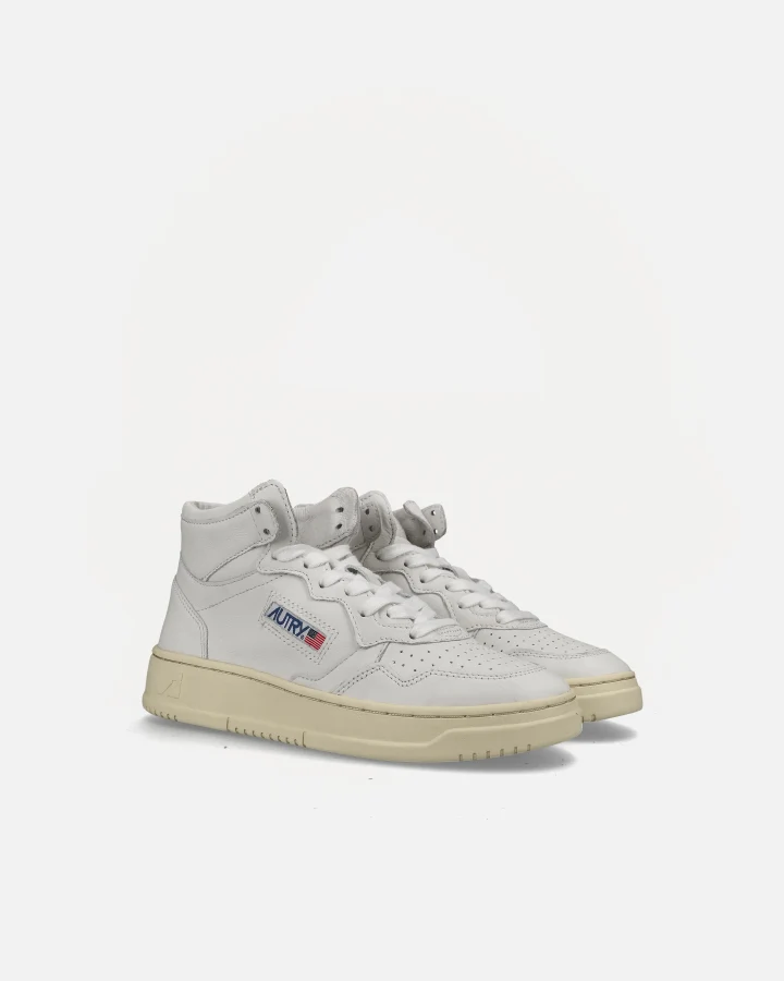 MID SNEAKER 80's GG04 | Goat White