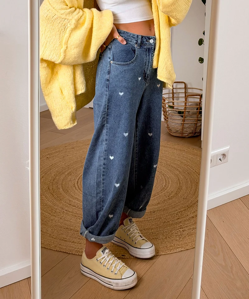 Stretch Balloon Jeans Hela Herzchen